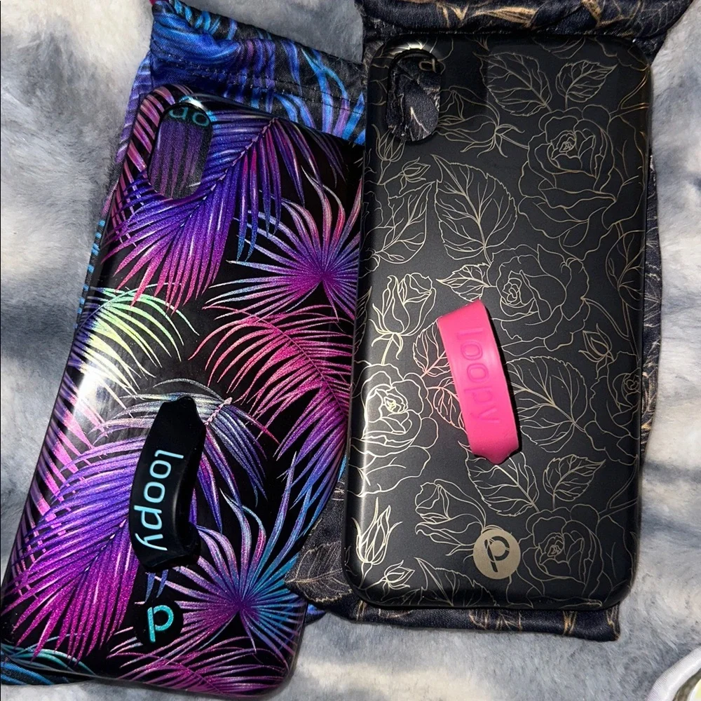 2 Loopy Cases Rose Tropical Floral - iPhone XS Max Righty